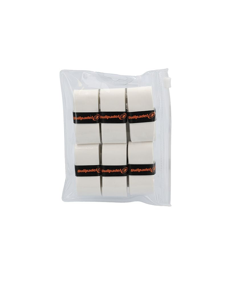 BULLPADEL COMFORT BEYAZ OVERGRIP 6'LI