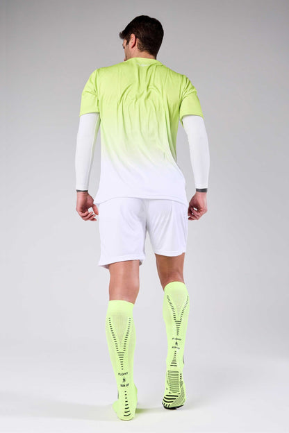 RUN UP Long-Biyomekanik Performans Koşu Çorabı Neon Sarısı