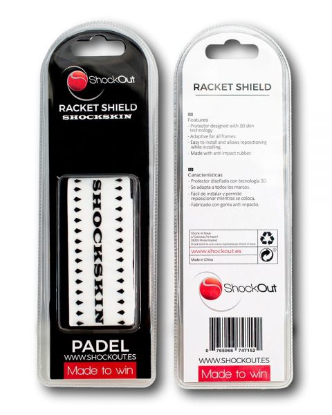 SHOCKOUT SHOCKSKIN ŞEFFAF/MAVİ RAKET KORUYUCU